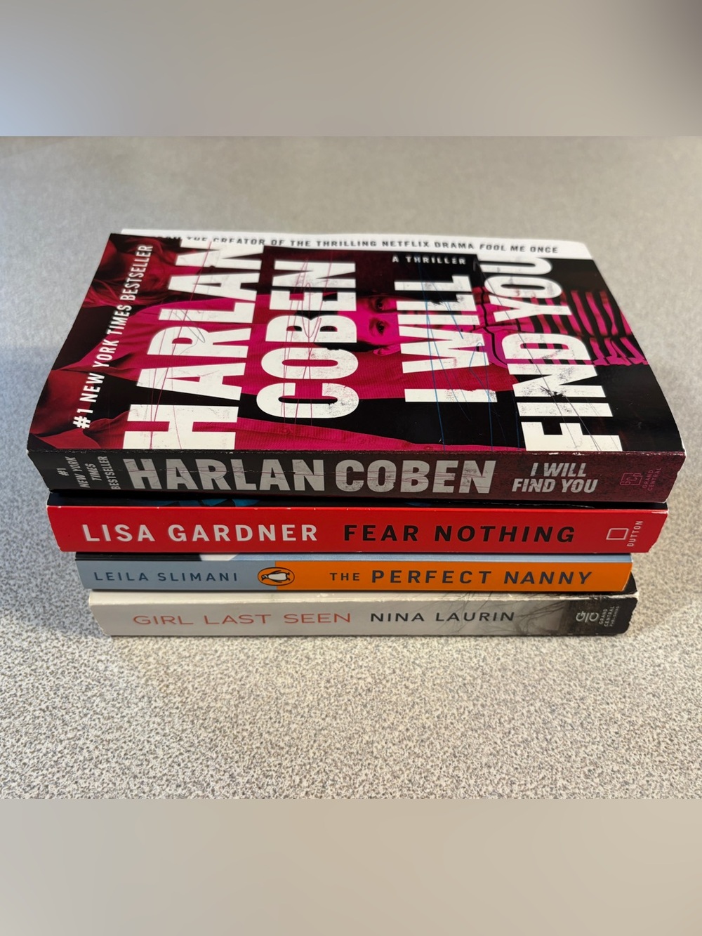 4 Psychological Thriller Paperback Novels